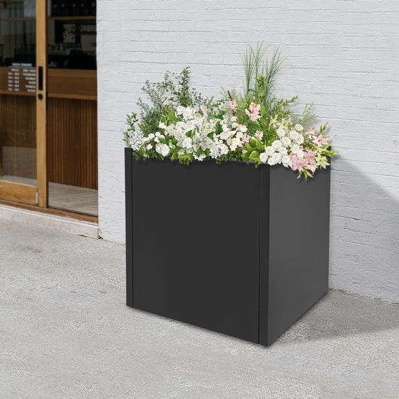 Metal Planter Box, Square Planter Box, Garden Planter Box For Indoor And Outdoor Use, Gardens, Yards, Balconies