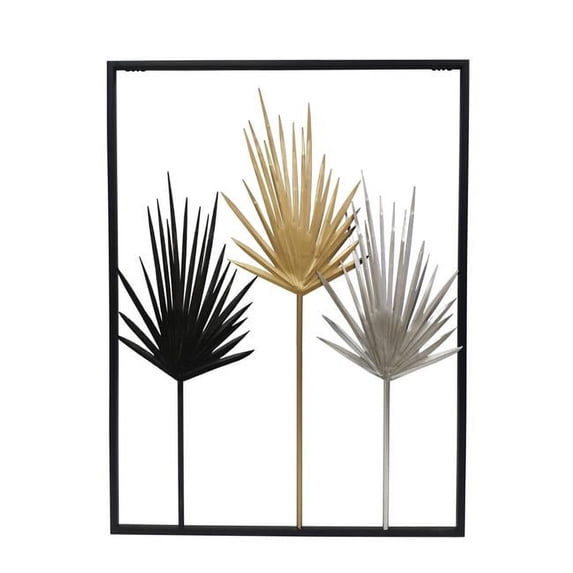 Metal Plants Wall Decor