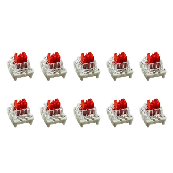 Metal Plastic Composite Linears Switches For Mechanical Keyboards With Hot Swap Function Black Red Brown Blue Option
