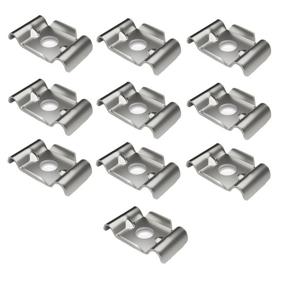 Metal Plate Clamp Butterfly Shaped Clamp Security Installation 304 Stainless Steel Material Compatible With Wooden Posts