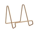 thumbnail image 1 of Metal Plate Display Stand, Tabletop Decorative Easel Holder, Stable Wire Frame for Picture Frames, Collectible Dishes and Artwork Display, Iron, Medium 14.5x9x10cm, 1pc, 1 of 7