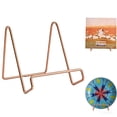 thumbnail image 1 of Metal Plate Stands for Display,Premium Decorative Metal Plate Holders,Plate Holder Pictures Frame Easel Display Stand,Multi-Use Tabletop Display for Display Photo Frames Plates Book Plaque, 1 of 4