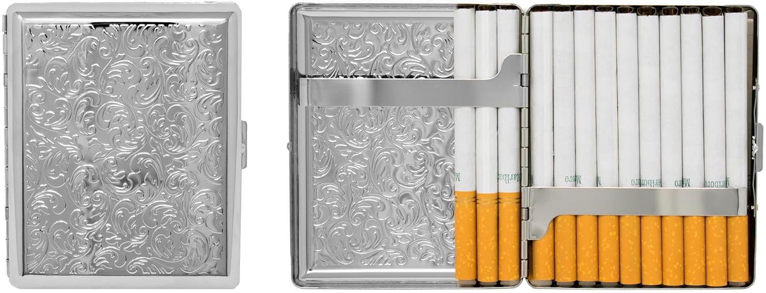 sterling silver antique cigarette case Vintage Japanese 950 Silver Cigarette Case and Lighter in Fitted Case.  Signed