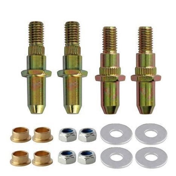 Metal Plated Steel Door Hinge Pins Bushings Repair Set For Select Models Automobile Hinges Pin and Bushing Repair