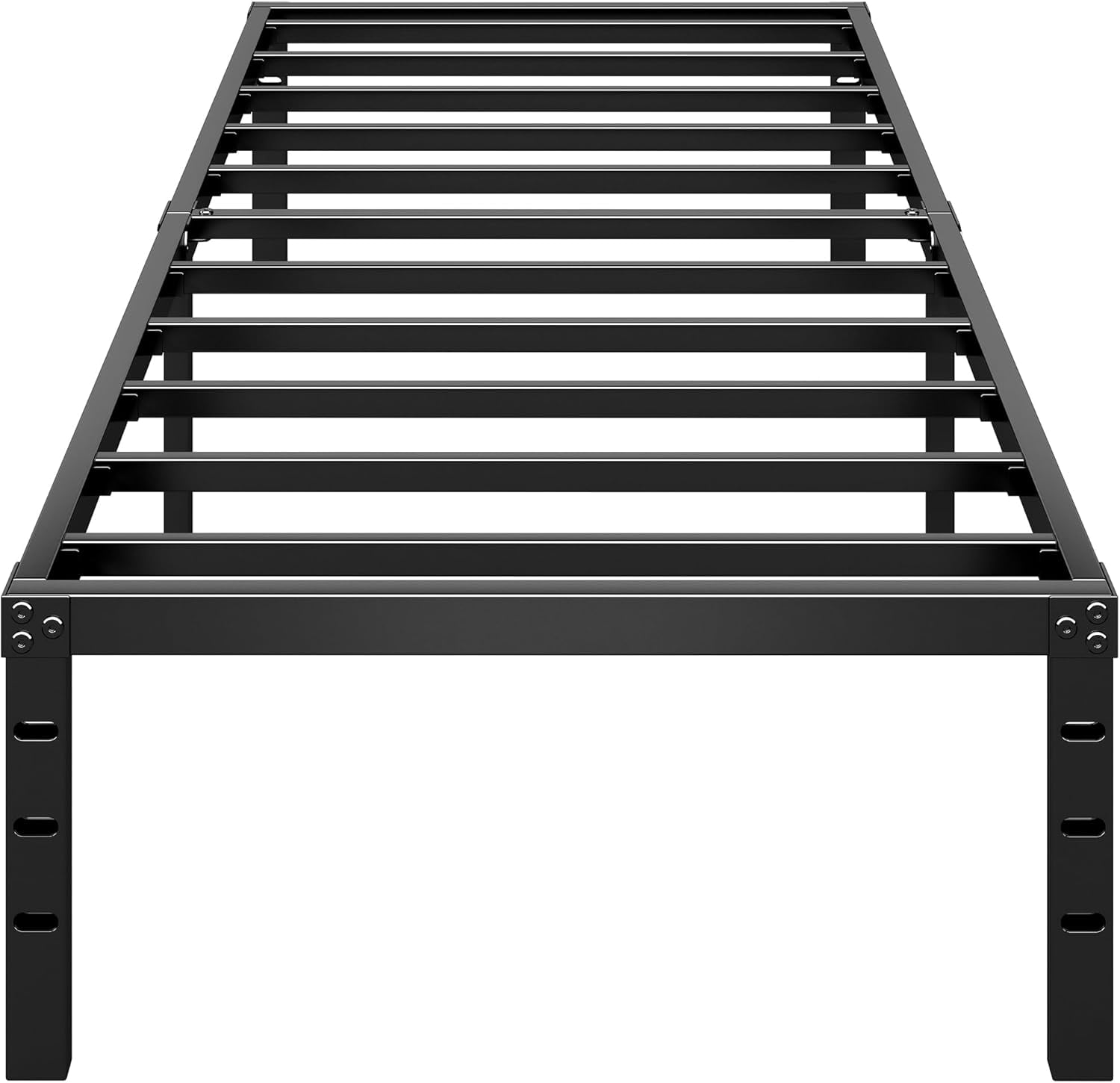 Metal Platform Bed Frame 18 Inch Tall,No Box Spring Needed,Twin Size ...
