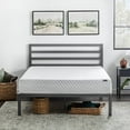 Metal Platform Bed Frame with Metal Headboard Box Spring Not Required