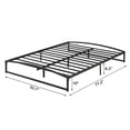 thumbnail image 1 of Metal Platform Bed Frame with Metal Slat Support Mattress Foundation, No Box Spring Needed, 1 of 7