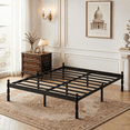 thumbnail image 1 of Apextella 12 in Queen Heavy Duty Metal Platform Bed Frame, Anti-Shake, Anti-Slip, No Box Spring Needed, Underbed Storage, Black, 1 of 9
