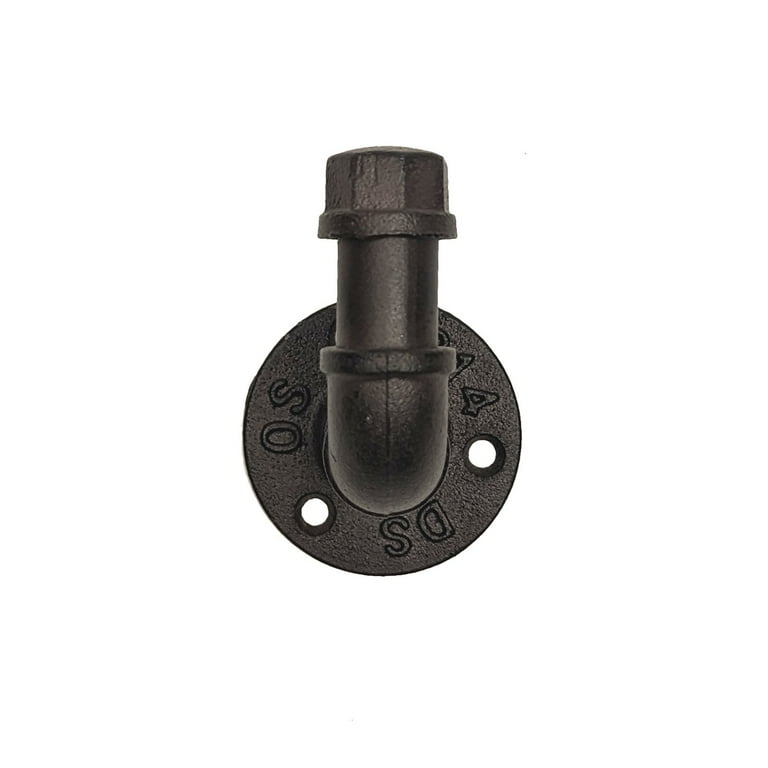 Plumbing Elbow Cap Hook Wall Mount Hat Coat Hanger Metal Pipe Rustic Home Decor Plumbing Elbow Cap Hook Wall Mount Hat Coat Hanger Metal Pipe Rustic Home Decor