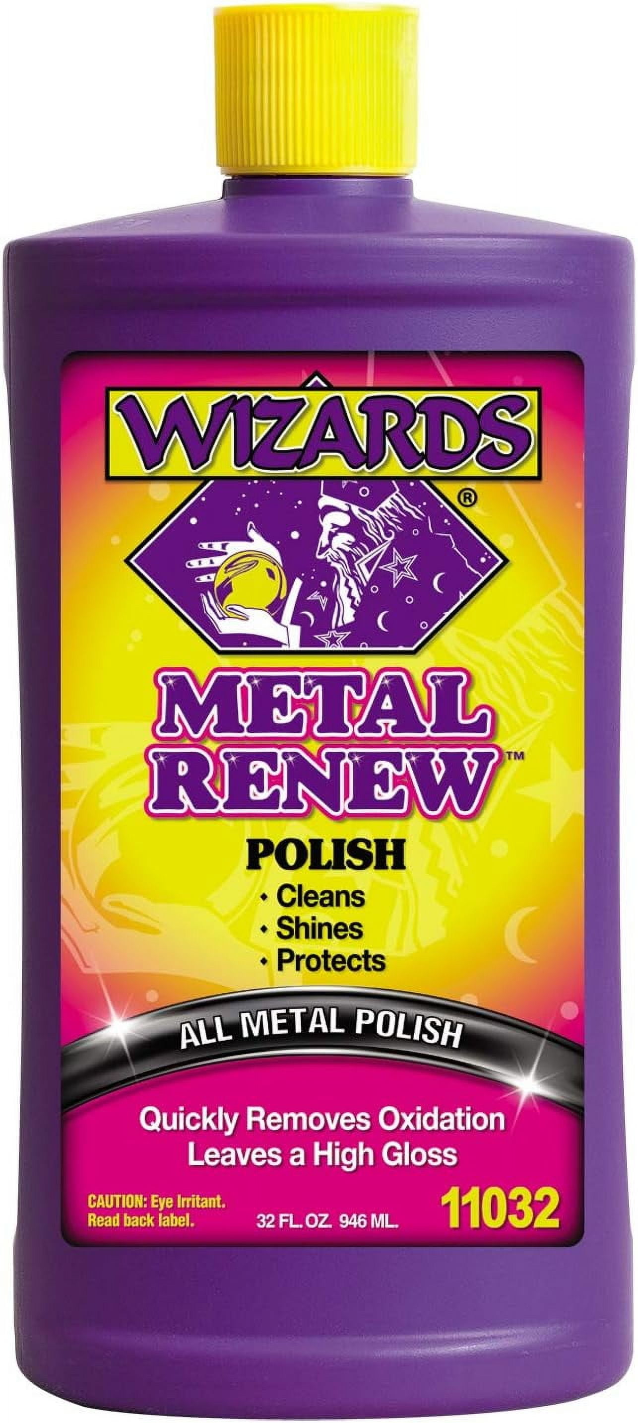Metal Polish Cream Metal Renew Cleans, Shines and Protects All Metals Cream FastCut Polish