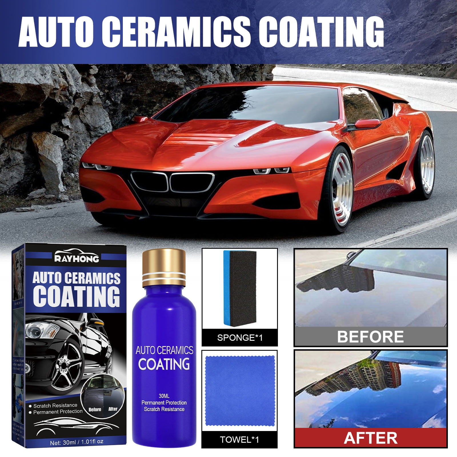 Metal Polishes 2025 New Car Crystal Plating Liquid Car Crystal Coating