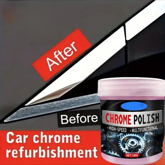 Metal Polishing Kit, Car Paint Scratch Remover, Aluminum Wheel Polishing Kit, Rust Remover for Metal, 11Pc Professional Chrome Repair Paste Kit with 2.5X2.7 Inch Application