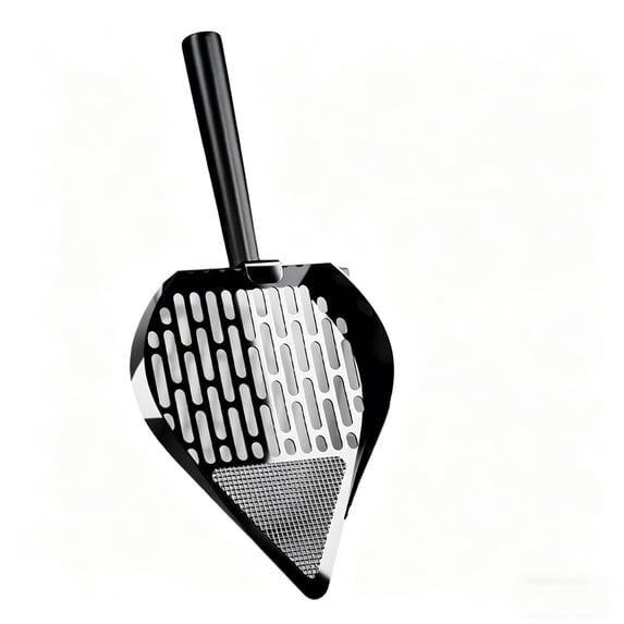 Metal Pooper Scooper with Wooden Handle,Heavy Duty Dog Waste Shovel for Yard and Garden,Long Handle, Rust Resistant, Easy to Clean,Outdoor Use,A