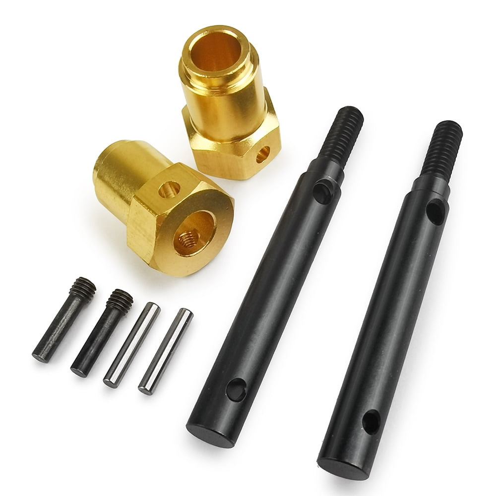 Kit d'essieu de portail avant et arrière de voiture RC, pièces de rechange pour essieux RC Kit d'essieu de portail avant et arrière de voiture RC, pièces de rechange pour essieux RC