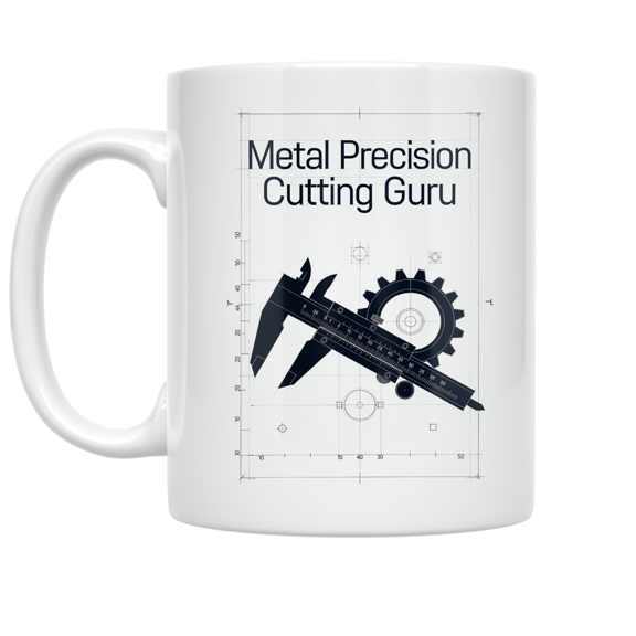 Metal Precision Cutting Guru - Machinist Enthusiast - 11 oz Ceramic Coffee Mug