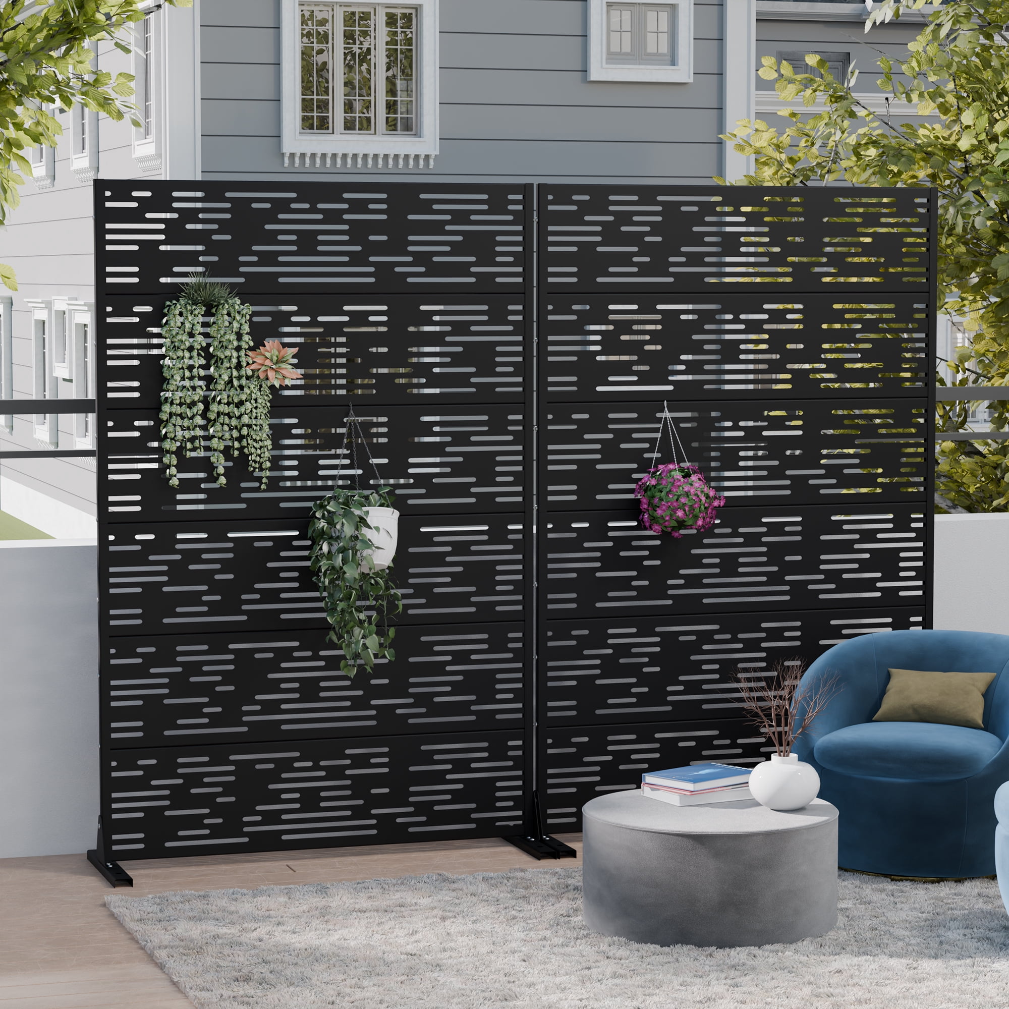 Metal Privacy Metal Screen Fence Panel