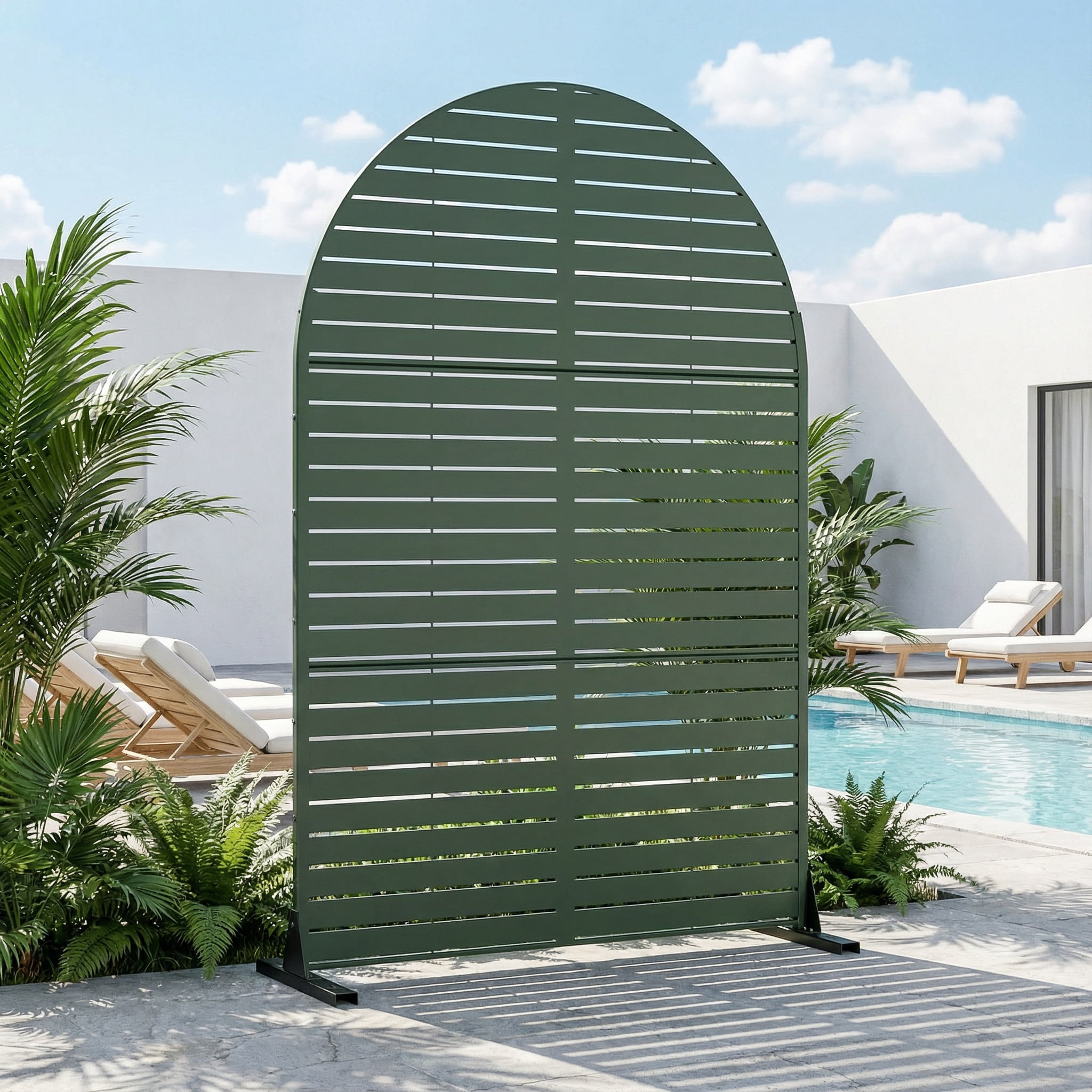 Metal Privacy Screen Fence Panel
