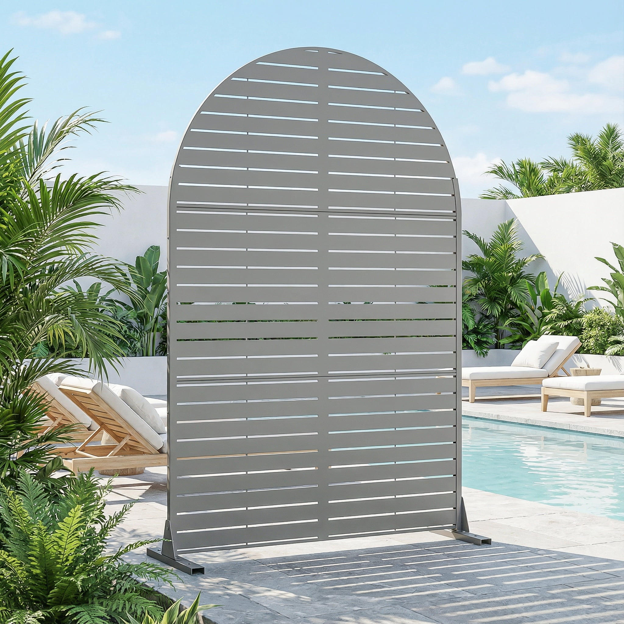 Metal Privacy Screen Fence Panel