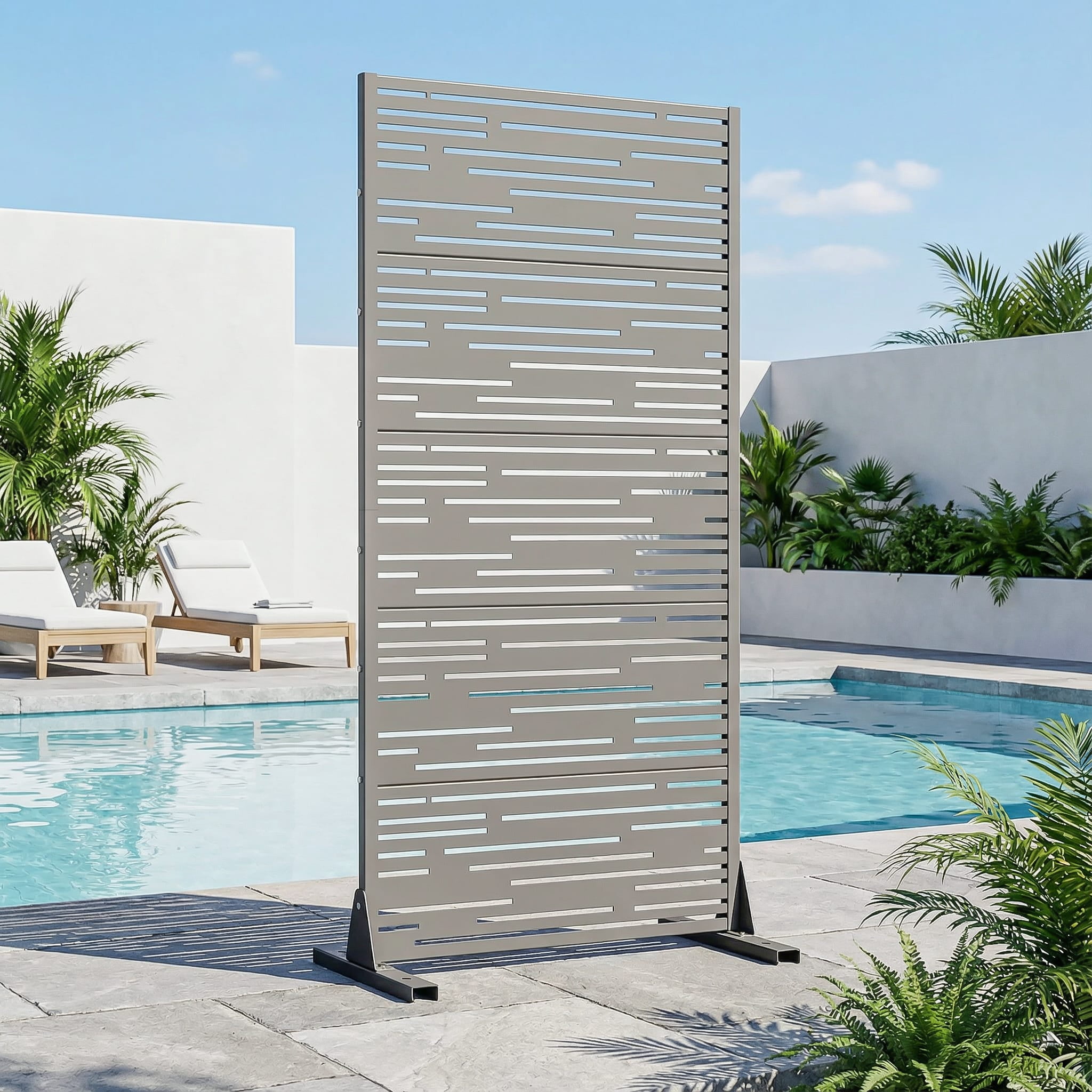 Metal Privacy Screen Panel Pattern
