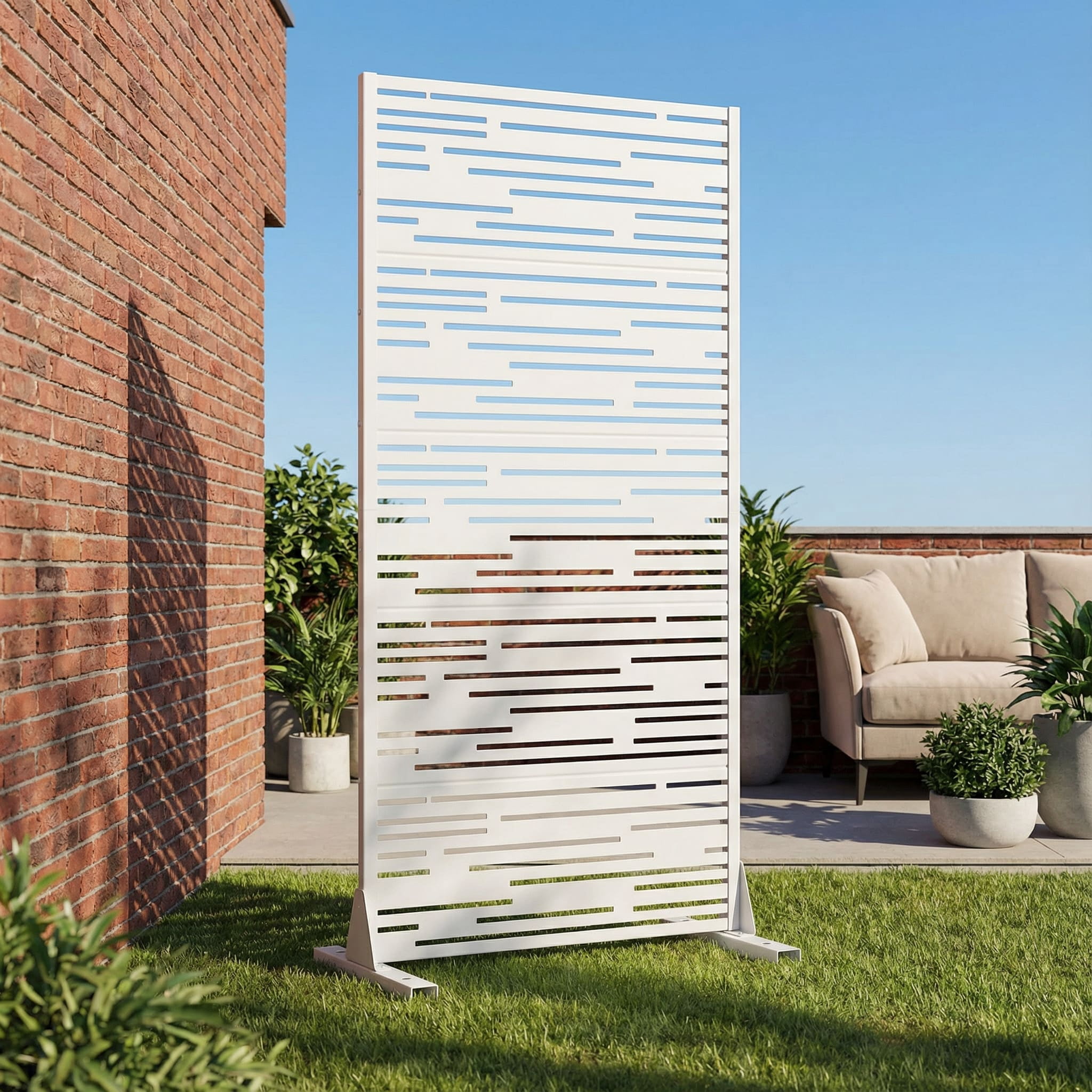 Metal Privacy Screen Panel Pattern