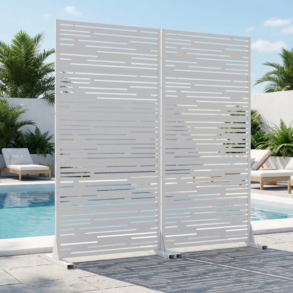 Metal Privacy Screen Panel Pattern