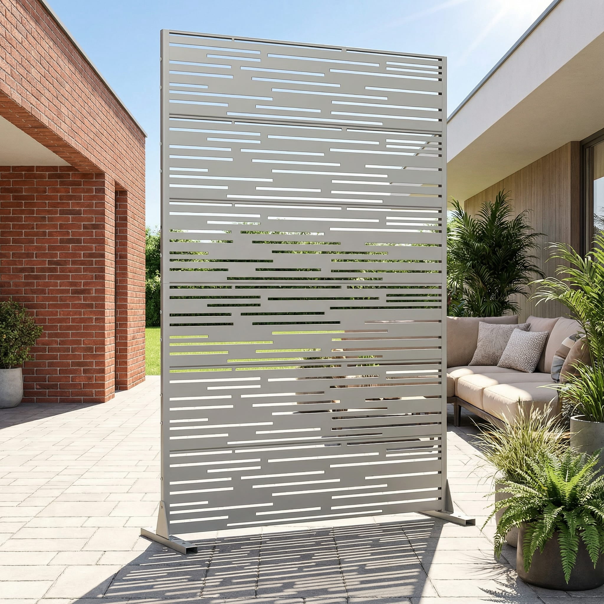 Metal Privacy Screen Panel Pattern