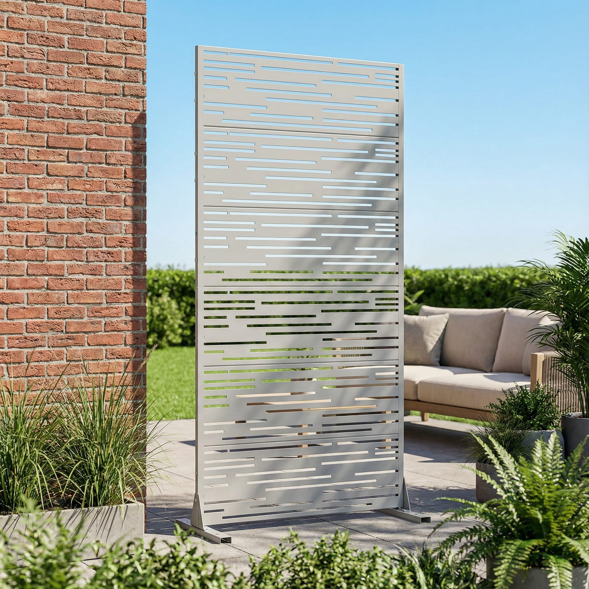 Metal Privacy Screen Panel Pattern