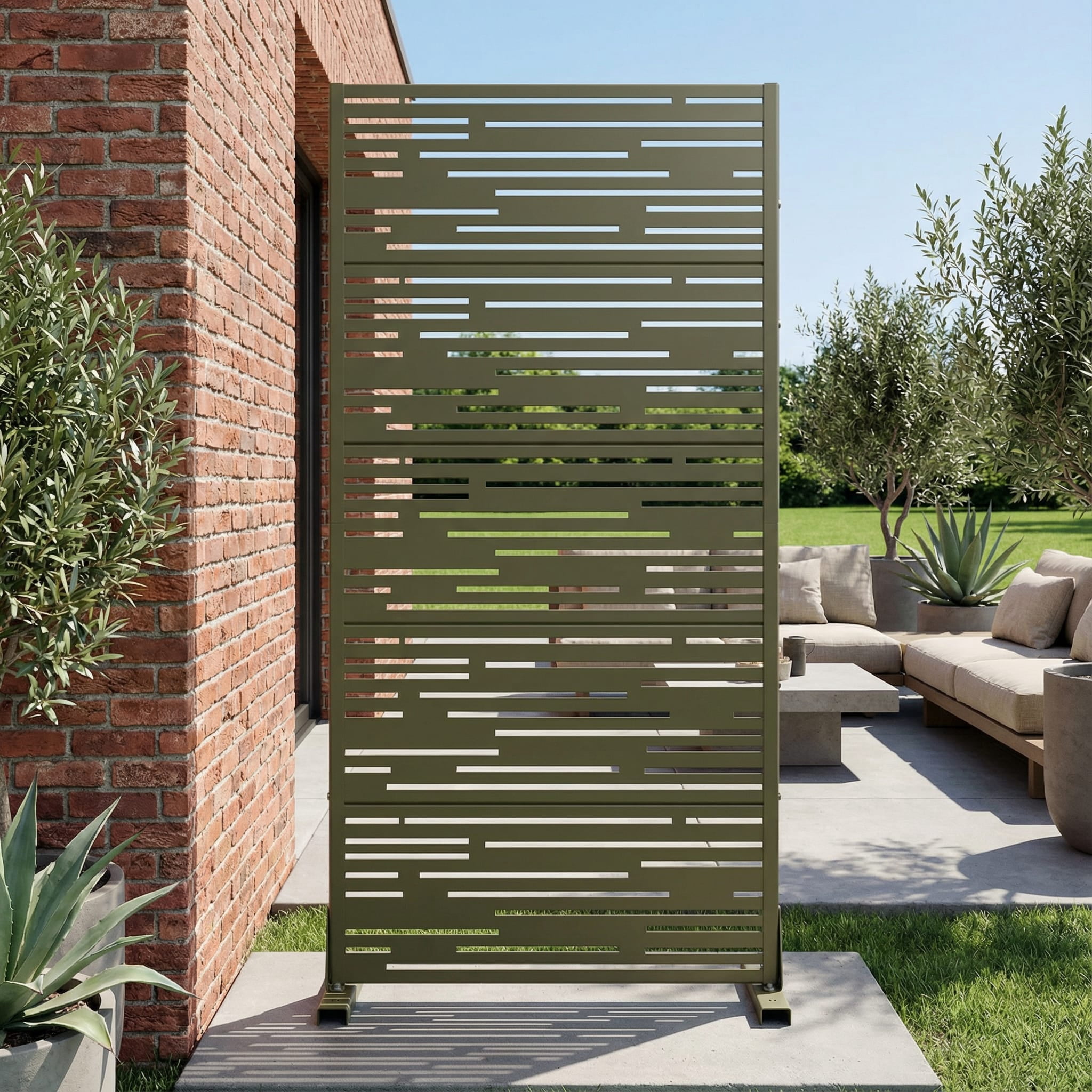 Metal Privacy Screen Panel Pattern