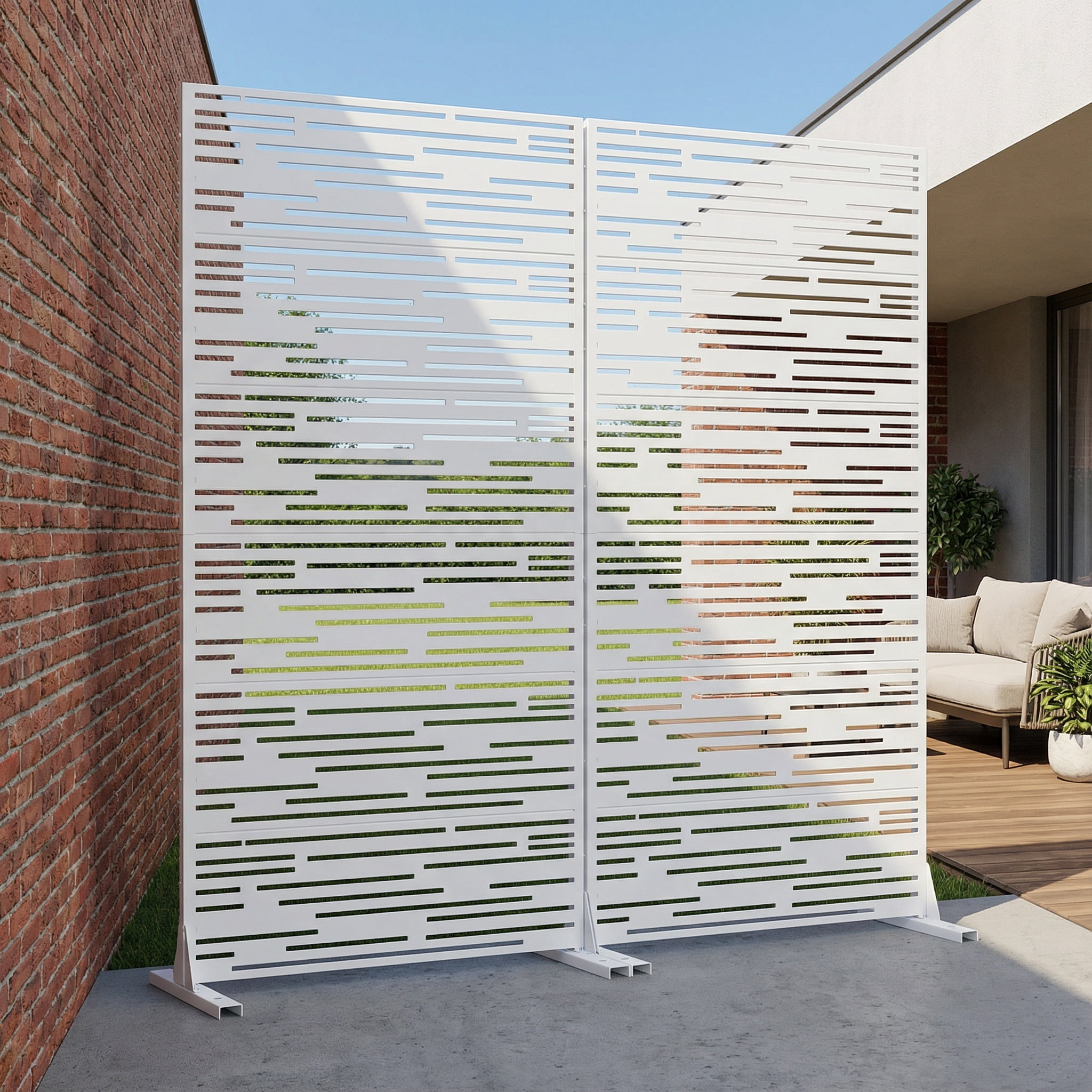 Metal Privacy Screen Panel Pattern
