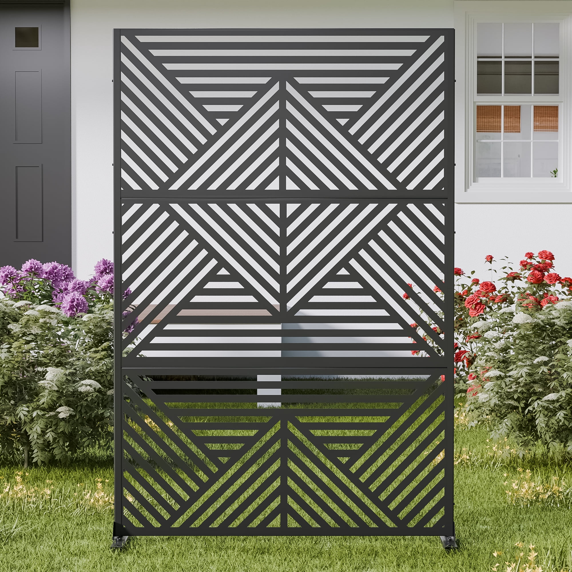 Metal Privacy Screen Panel Pattern