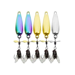 Metal Propeller Fishing Kit Swimbait Design for Catching Trout Catfish and Walleye in Freshwater Saltwater