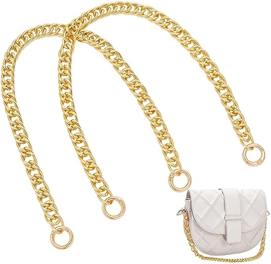 Mini Copper Purse Chain Shoulder Crossbody Strap Bag Accessories Charm  Decoration (Gold, 46'') : Amazon.in: Shoes & Handbags