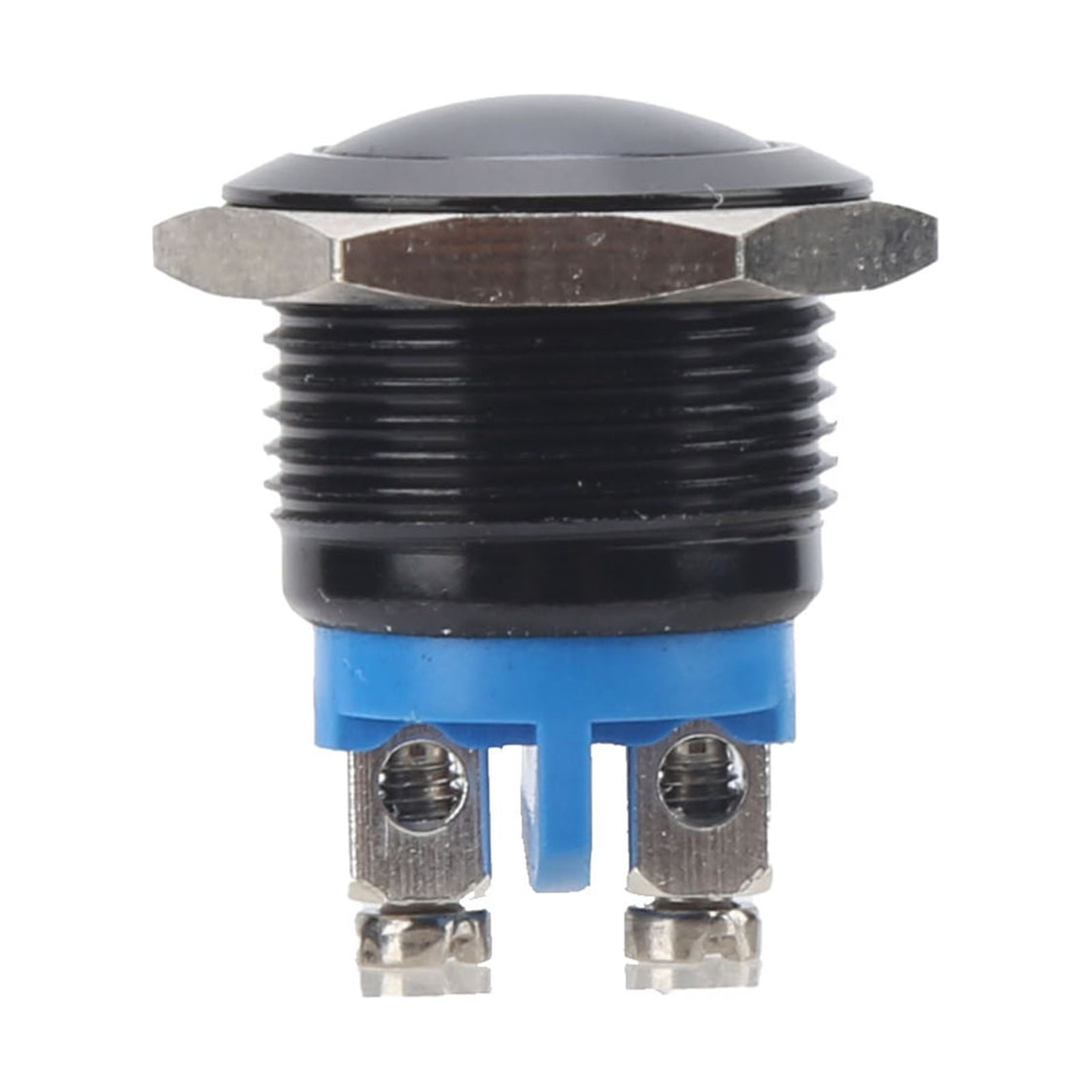 Metal Push Button Switch Ball Full Oxidation Self Reset Jog Screw Foot