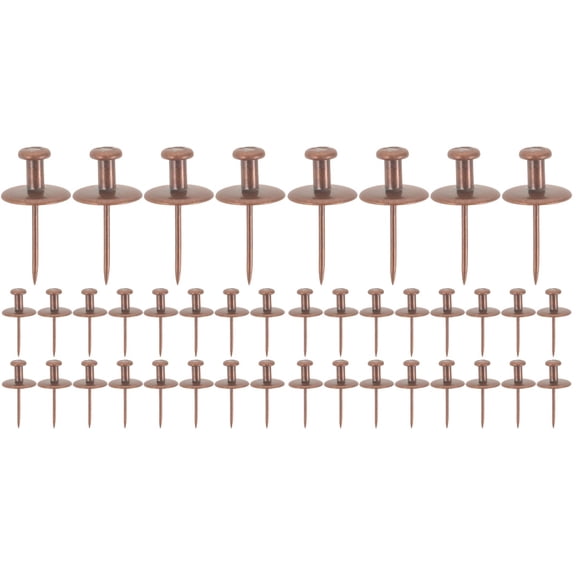 Metal Push Pin Heavy Duty Thumb Tacks Five-pointed Star Thumbtack Key Hanger Zinc Alloy 40 Pcs