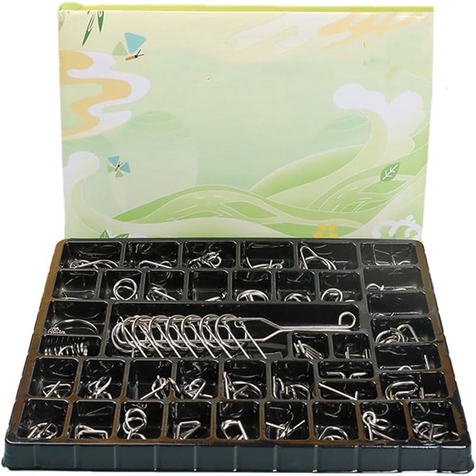 Metal Puzzle Ring, 40Pcs Metal Puzzles Brain Teasers, Educational ...