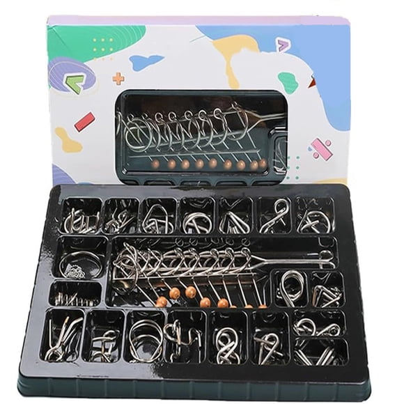 Brain Teaser Metal Rings