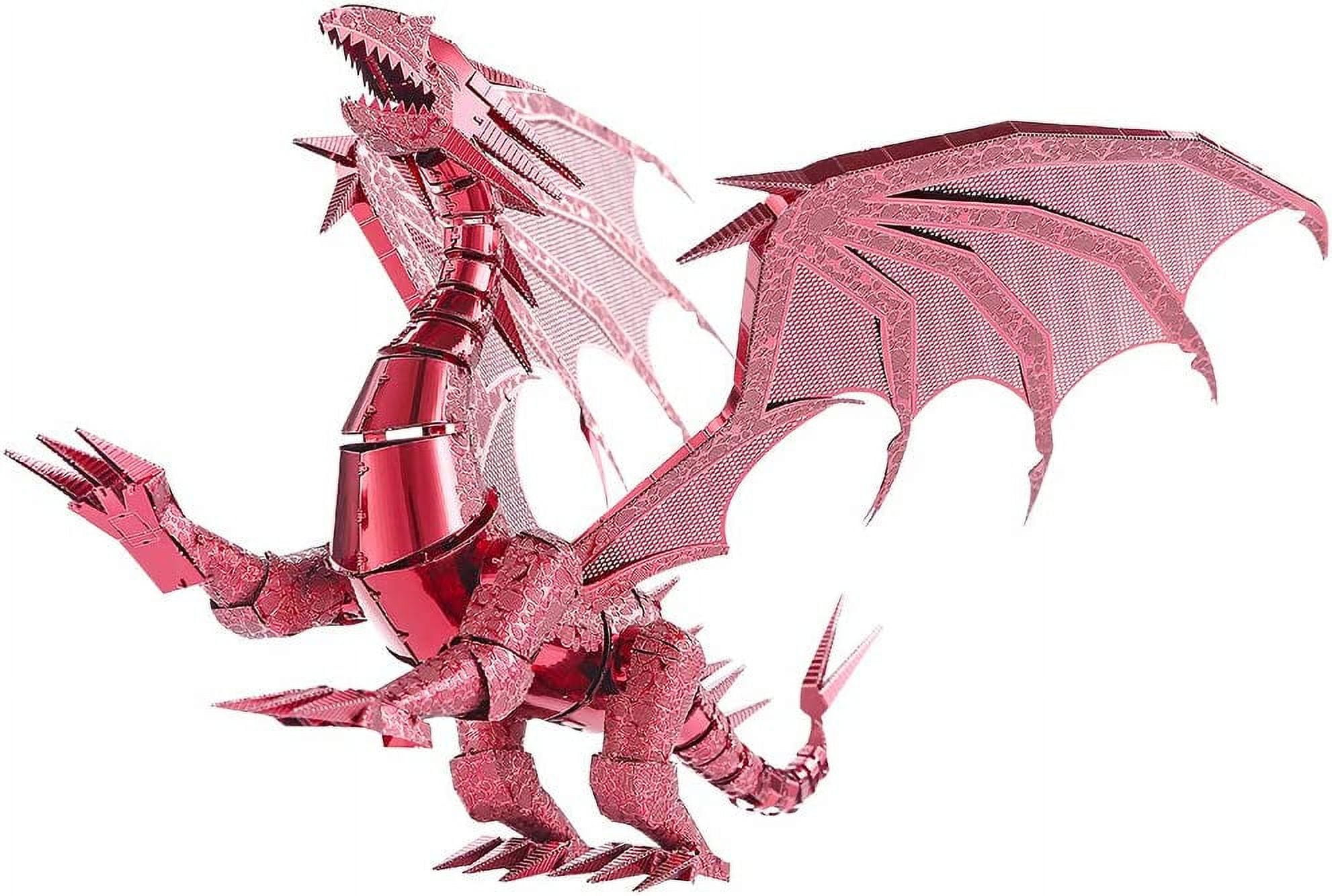 Metal Puzzles for Adults 3D Dragon Model Kits Dragon Flame Models
