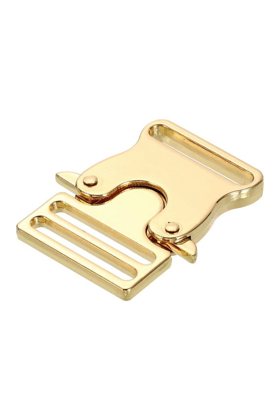 Metal Quick Side Release Buckle, 25mm/1" Belt Buckles, Light Gold