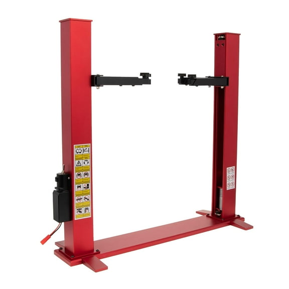 Metal RC Car Two Posts Lift Adjustable Lifting Stand Rack for 1:10 Red