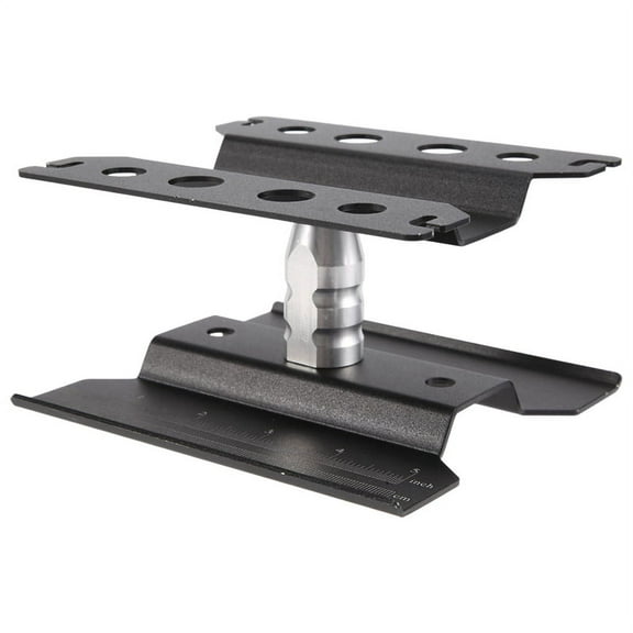 Metal RC Car Workstation Work Stand Repair 360 Degree Rotation for 1/8 1/10 1/12 1/16 Scale Models,Black