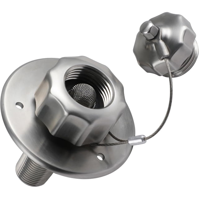 All Metal RV City Water Inlet with Check Valve, RV Water Inlet ...