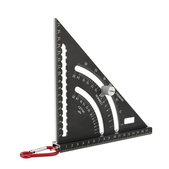 Metal Rafter Square Carpenter Square Combination Square Carpentry Multifunction Square Adjustable Ruler