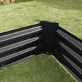 thumbnail image 1 of Metal Raised Garden Bed, Rectangle Raised Planter 4×2×1ft  for Flowers Plants, Vegetables Herb Black, 1 of 29