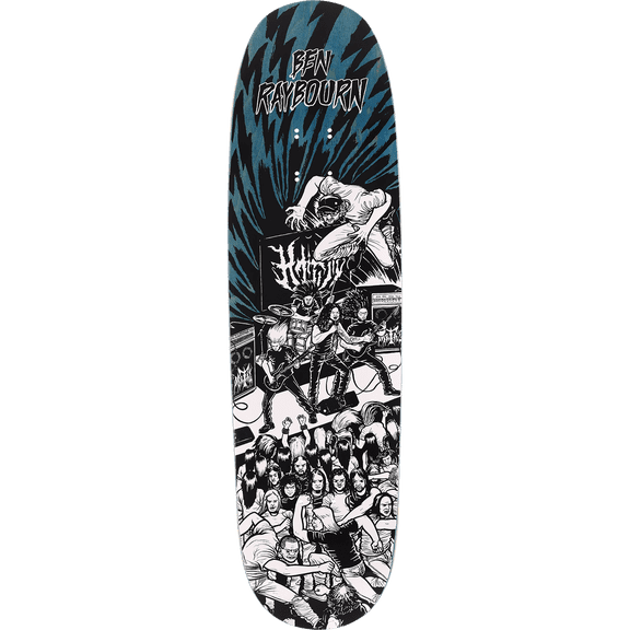 Metal Raybourn KTCM Skateboard Deck 8.75 x 32.5 - Assembled AS Complete Skateboard