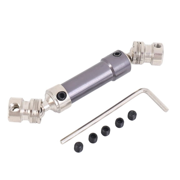 Metal Rear Drive Shaft Cvd for 12428 12423 1/12 Rc Car Crawler Short Course Truck Upgrade Hop-,Grey