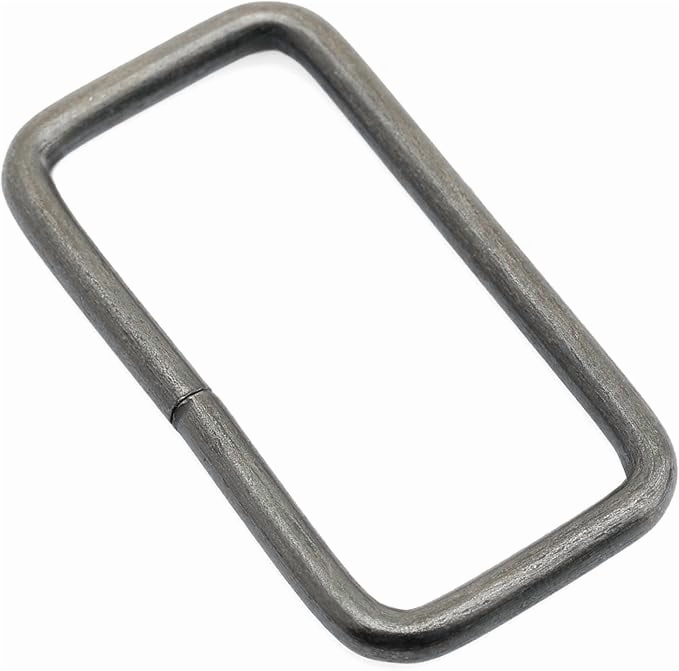 CRAFTME STUDIO 1-1/2 Inch Metal Rectangle Buckle Rings for 1-1/4 and 1 ...