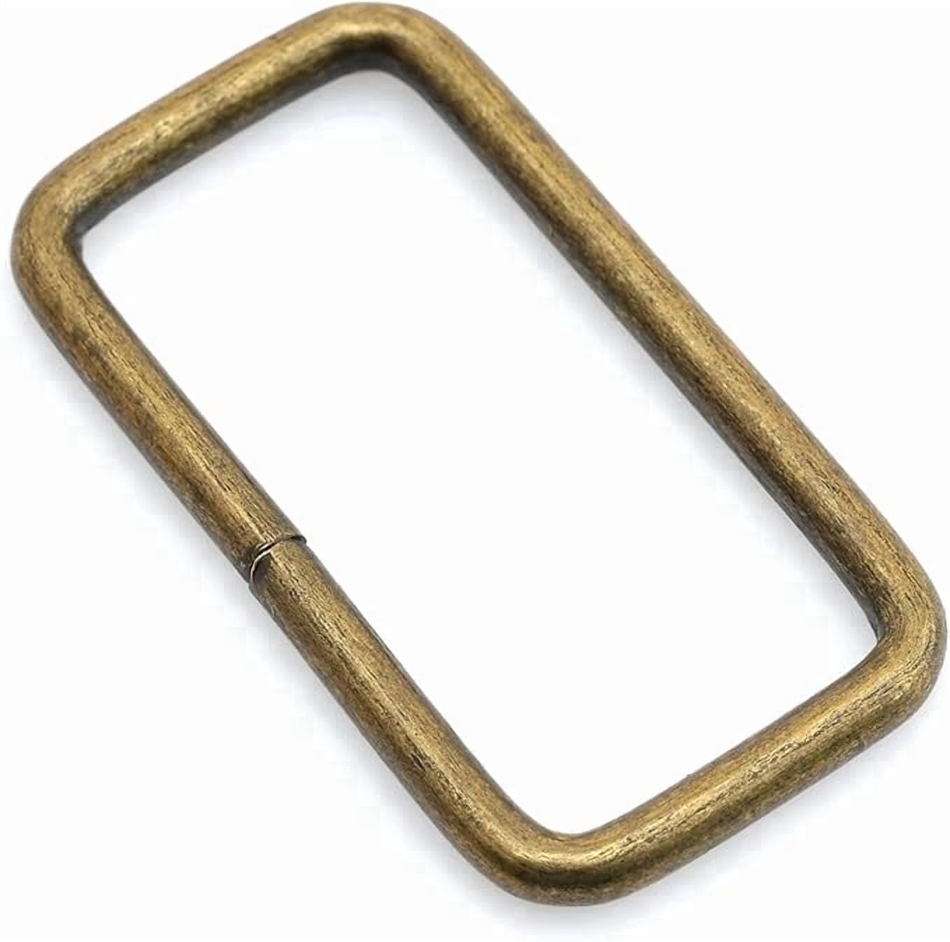 CRAFTME STUDIO 1-1/4 Inch Metal Rectangle Buckle Rings for 1-1/4 and 1 ...