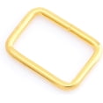 thumbnail image 1 of CRAFTME STUDIO 3/4 Inch Metal Rectangle Buckle Rings for 5/8, 3/4 and 1 Inch Straps, Heavy Duty Bag, Belt Loop and Purse Hardware, 100 PCS (Gold), 1 of 9