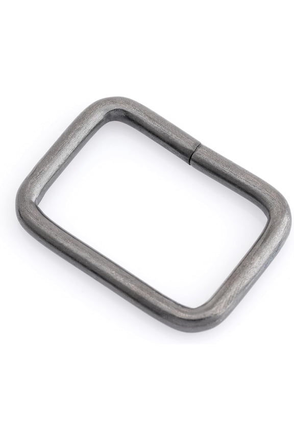 3/4 Inch Metal Rectangle Buckle Rings for 5/8, 3/4 and 1 Inch Straps, Heavy Duty Bag, Belt Loop and Purse Hardware, 20 PCS (Gunmetal)
