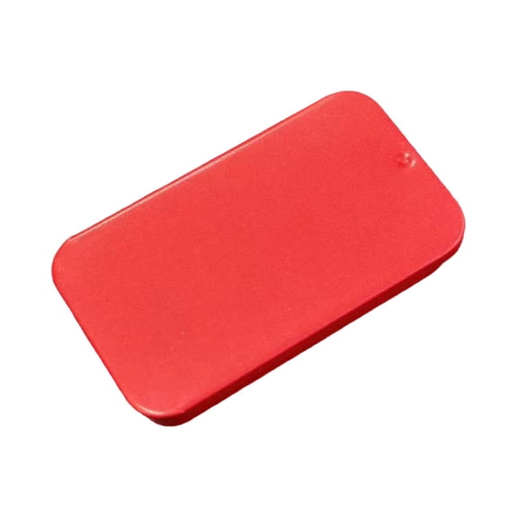 Metal Rectangular Hollow Hinge Tin Can Metal Tin Box, Dienrx Small Tin Can with Lid, Used for Gift Packaging. Candy, Dental Floss Stick - Toothpick Holder